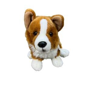 Corgi Dog Plush Royal Collection Trust Buckigham Place Brown White Soft Sawley